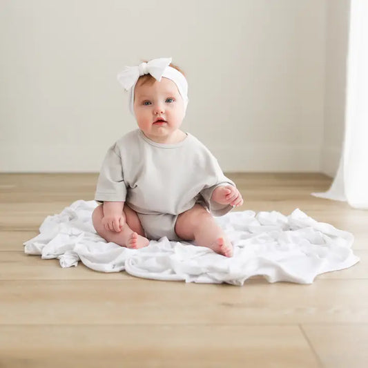 Spring Baby Soft Bubble Romper Bamboo T-Shirt Clothes