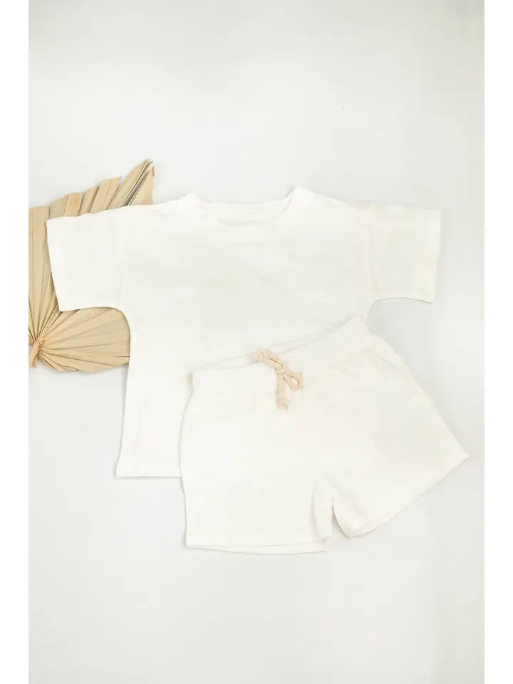 Baby Organic Short Sleeve Kids Lounge Set - Spring 2025