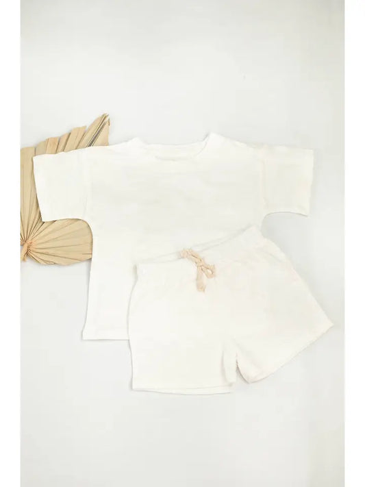 Baby Organic Short Sleeve Kids Lounge Set - Spring 2025