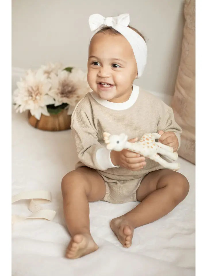 Oversized Bubble Romper For Baby, Spring Organic Clothes