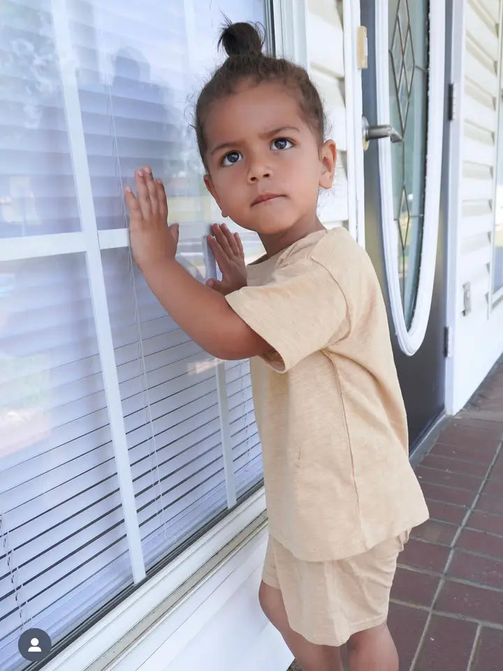 Baby Organic Short Sleeve Kids Lounge Set - Spring 2025