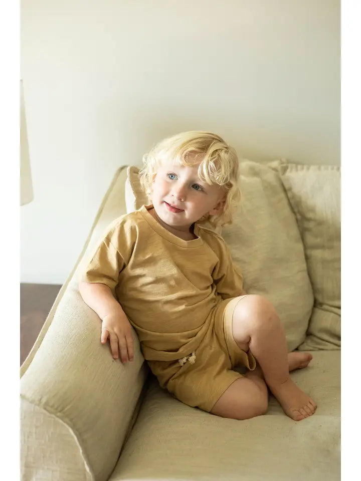 Baby Organic Short Sleeve Kids Lounge Set - Spring 2025